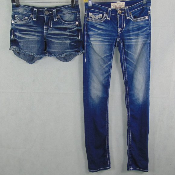 Big Star Denim - Big Star Liv Jeans & Jean cutoffs Bundle size 23